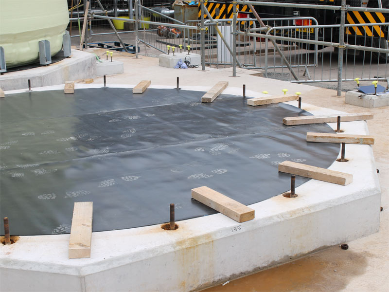 Reinforced concrete storage tank foundation Reinforced concrete storage tank foundation